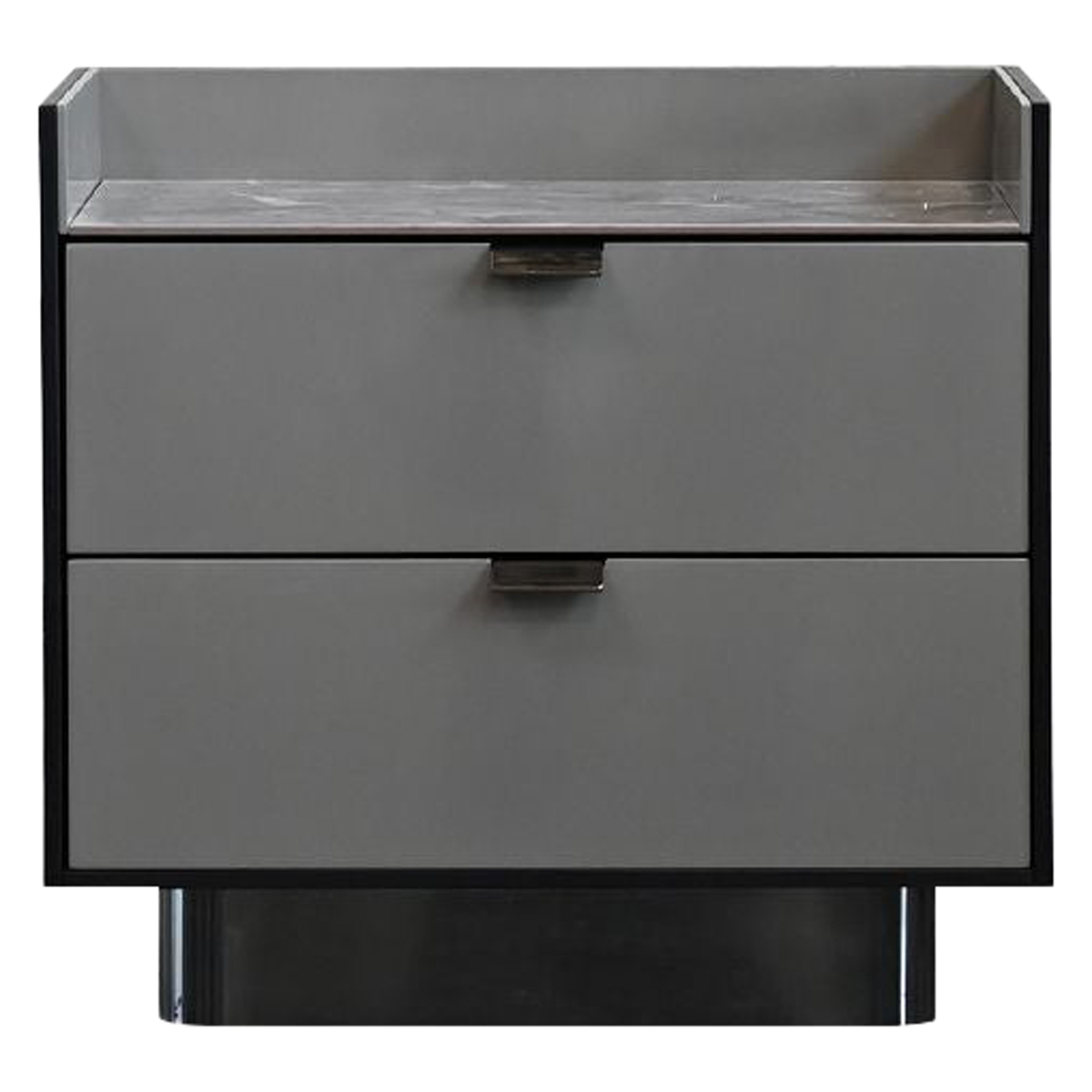 Mobital - Salazar Side Table in Smoke Gray