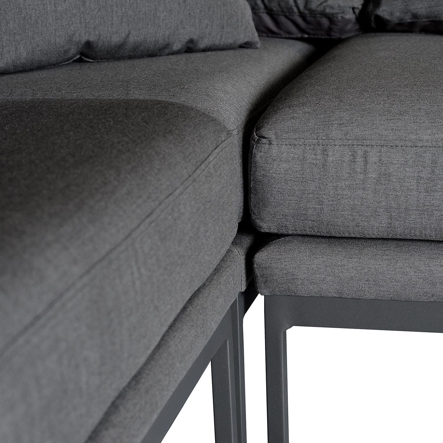 Mobital - Huntington Fabric Sectional in Carbon Gray