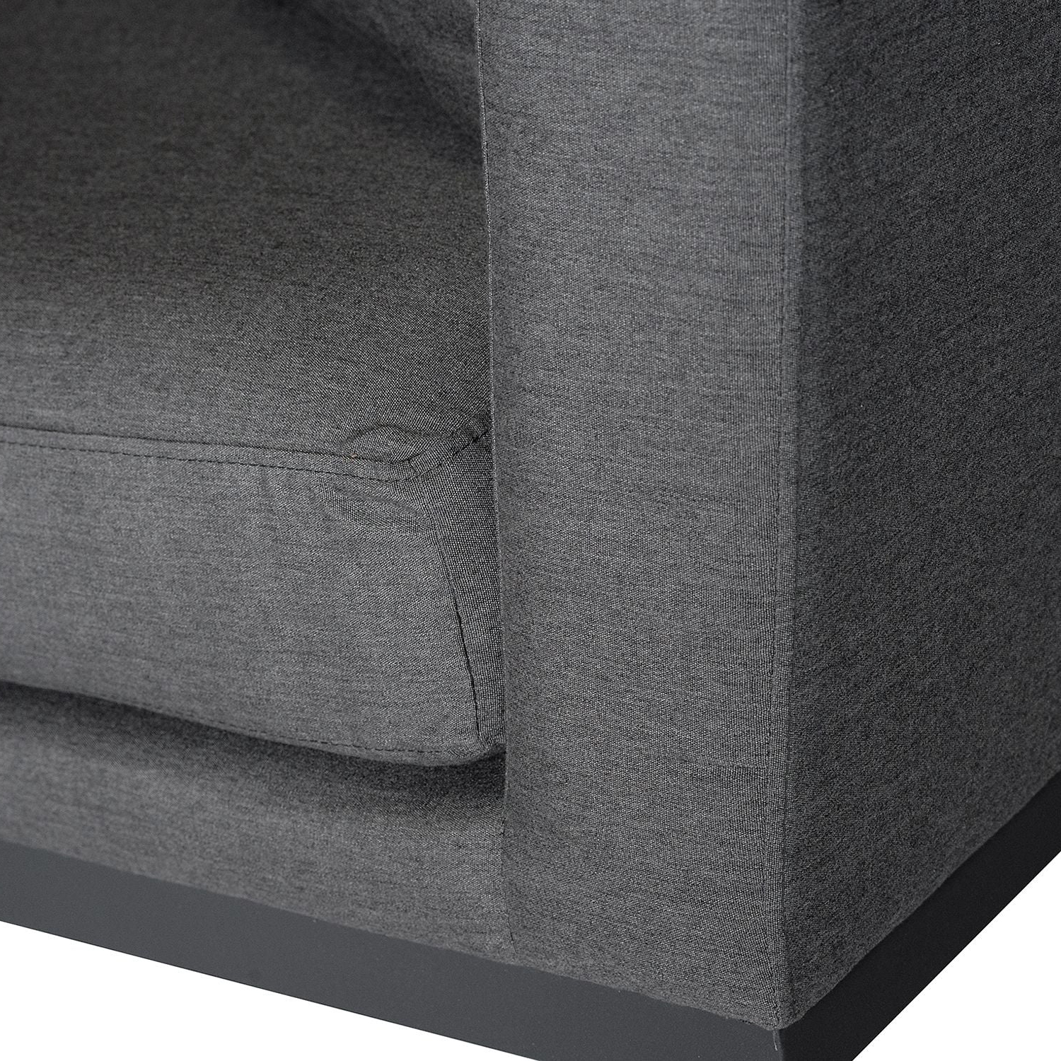 Mobital - Huntington Fabric Sectional in Carbon Gray
