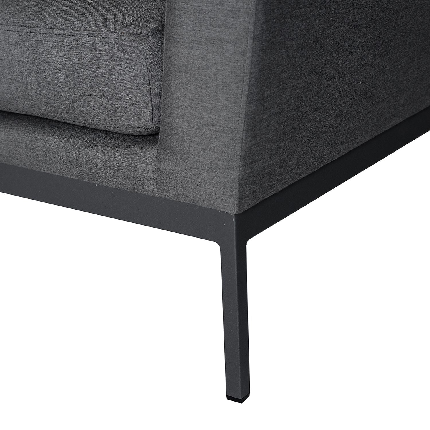 Mobital - Huntington Fabric Sectional in Carbon Gray
