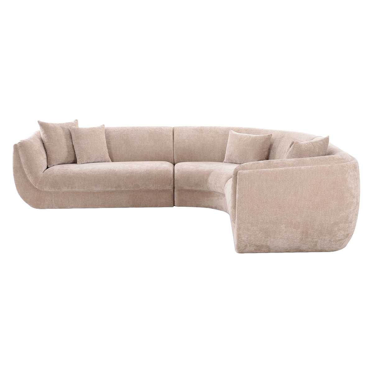 Mobital - Swerve Sectional 3-Piece Branzino