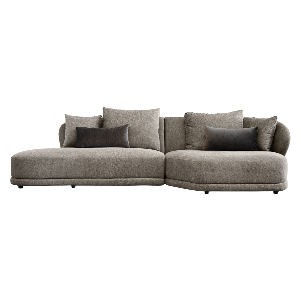 Mobital - Voltaire Sectional Lsf Brindle Brown