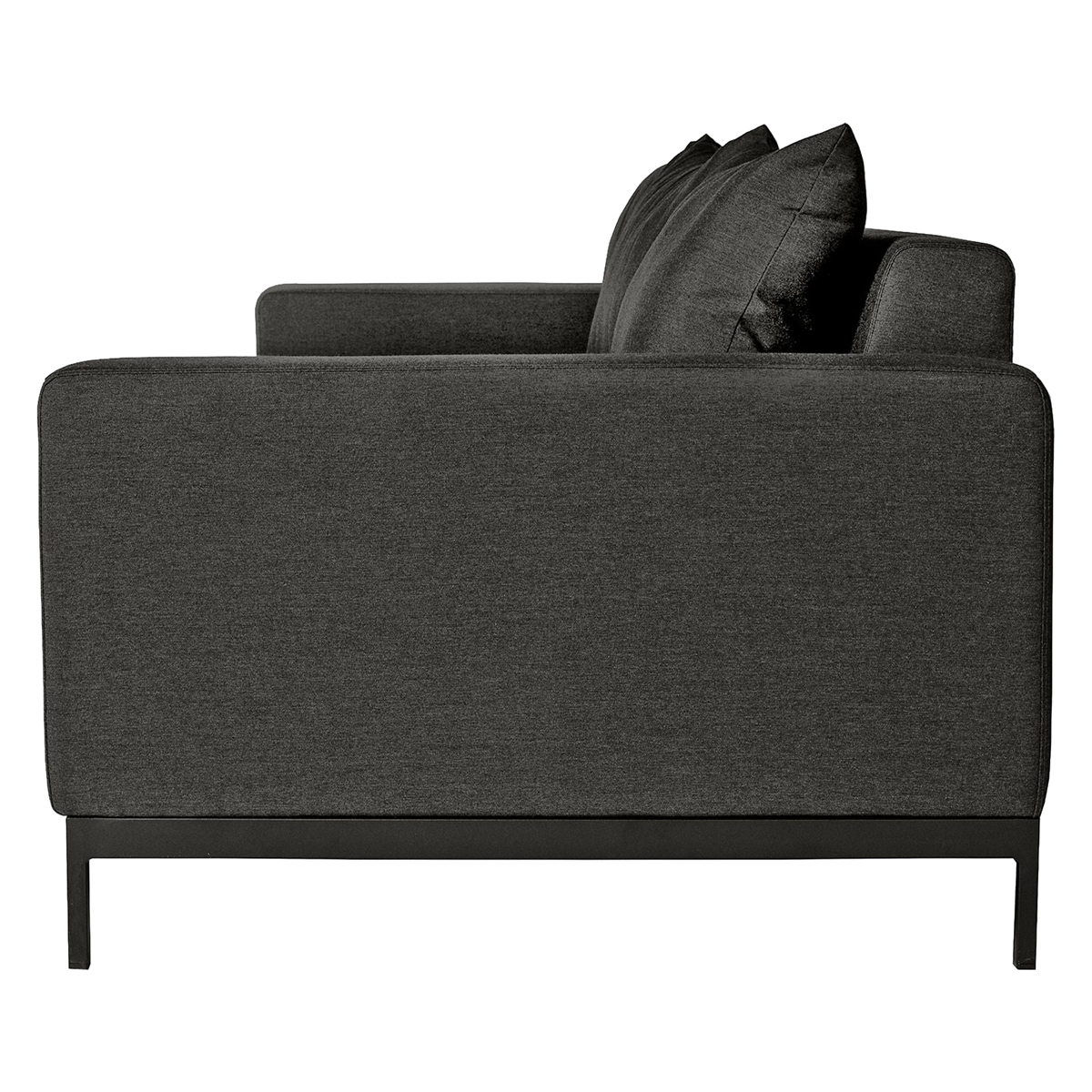 Mobital - Jericho Fabric Sofa in Charcoal