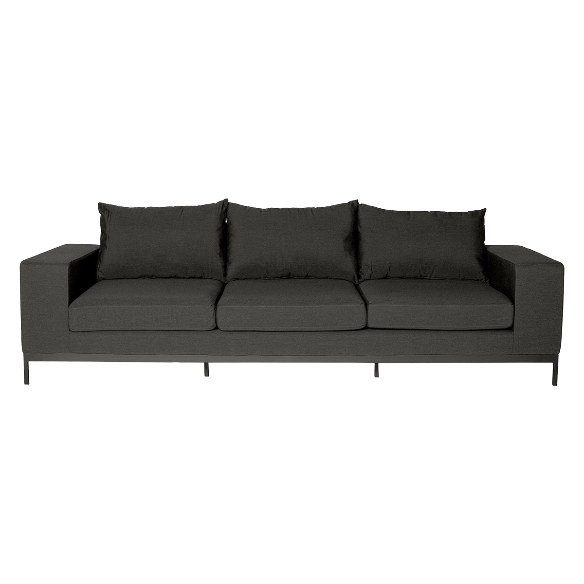 Mobital - Jericho Fabric Sofa in Charcoal