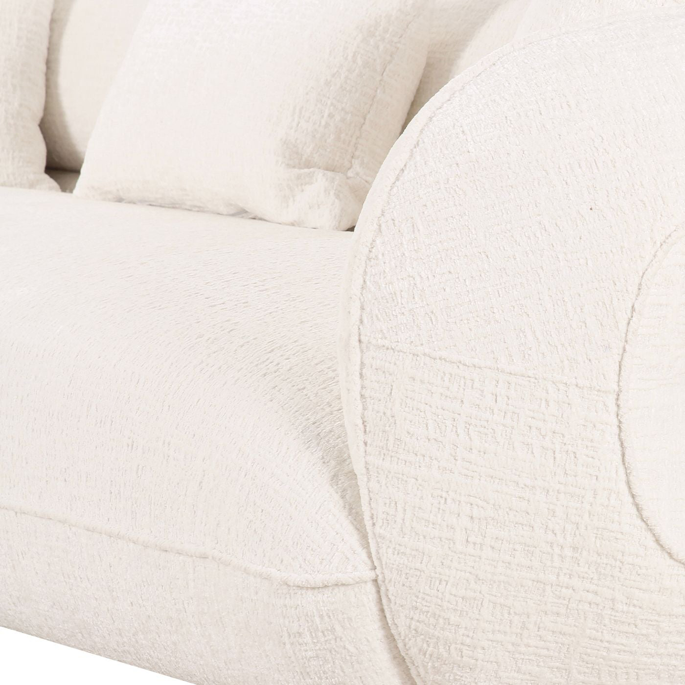 Mobital - Laurent Sofa 3-Seater Bliss White