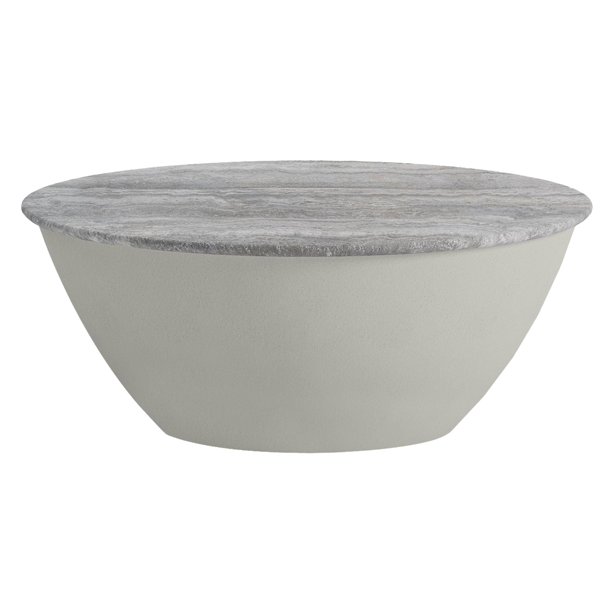 Mobital - Eave Coffee Table in Silver Gray Travertine