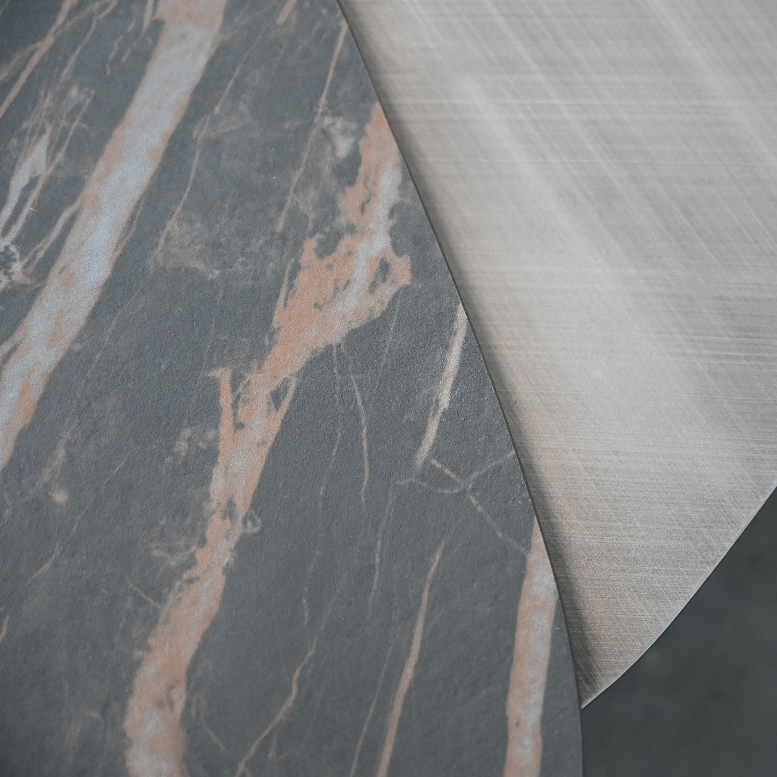 Mobital - Layer Coffee Table in Noir Desir Bocciadato Ceramic Top