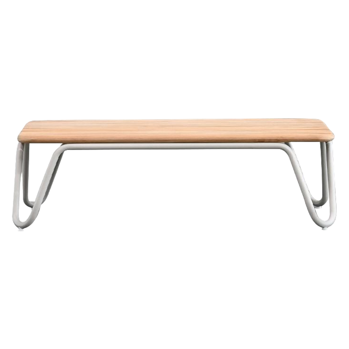 Mobital - Palm Low Rectangular Coffee Table in Teak Top