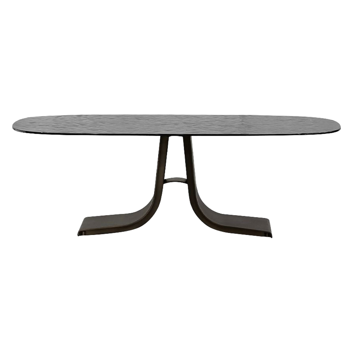 Mobital - Ponza Coffee Table Oval Black Modern