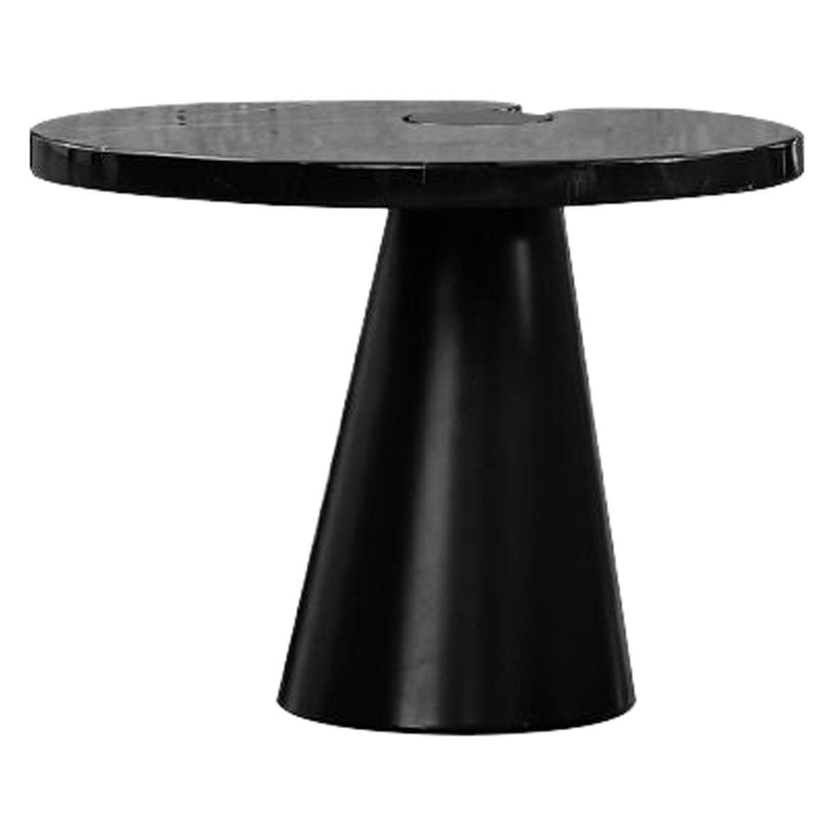 Mobital - Acyl End Table in Low Polished Marquina Black