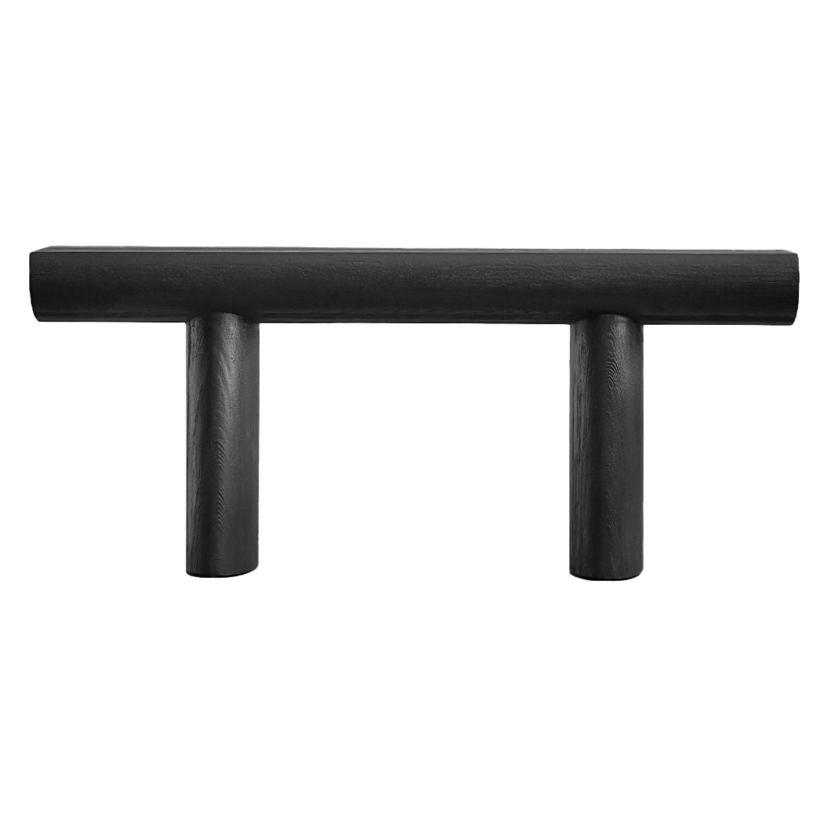 Mobital - Tundra Console Table in Sandblasted Matte Black Pine