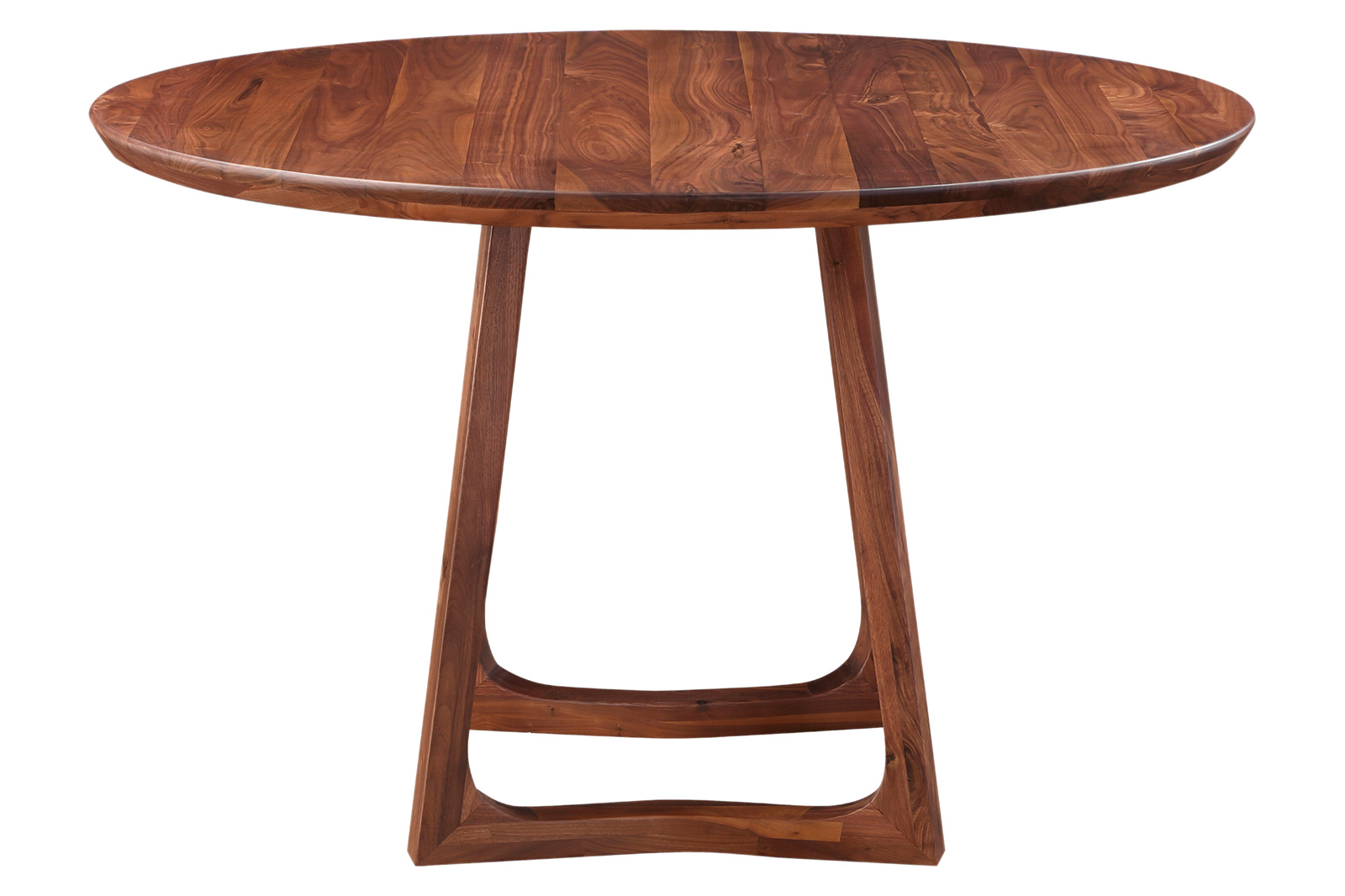 Moe's Silas Round Dining Table - Walnut