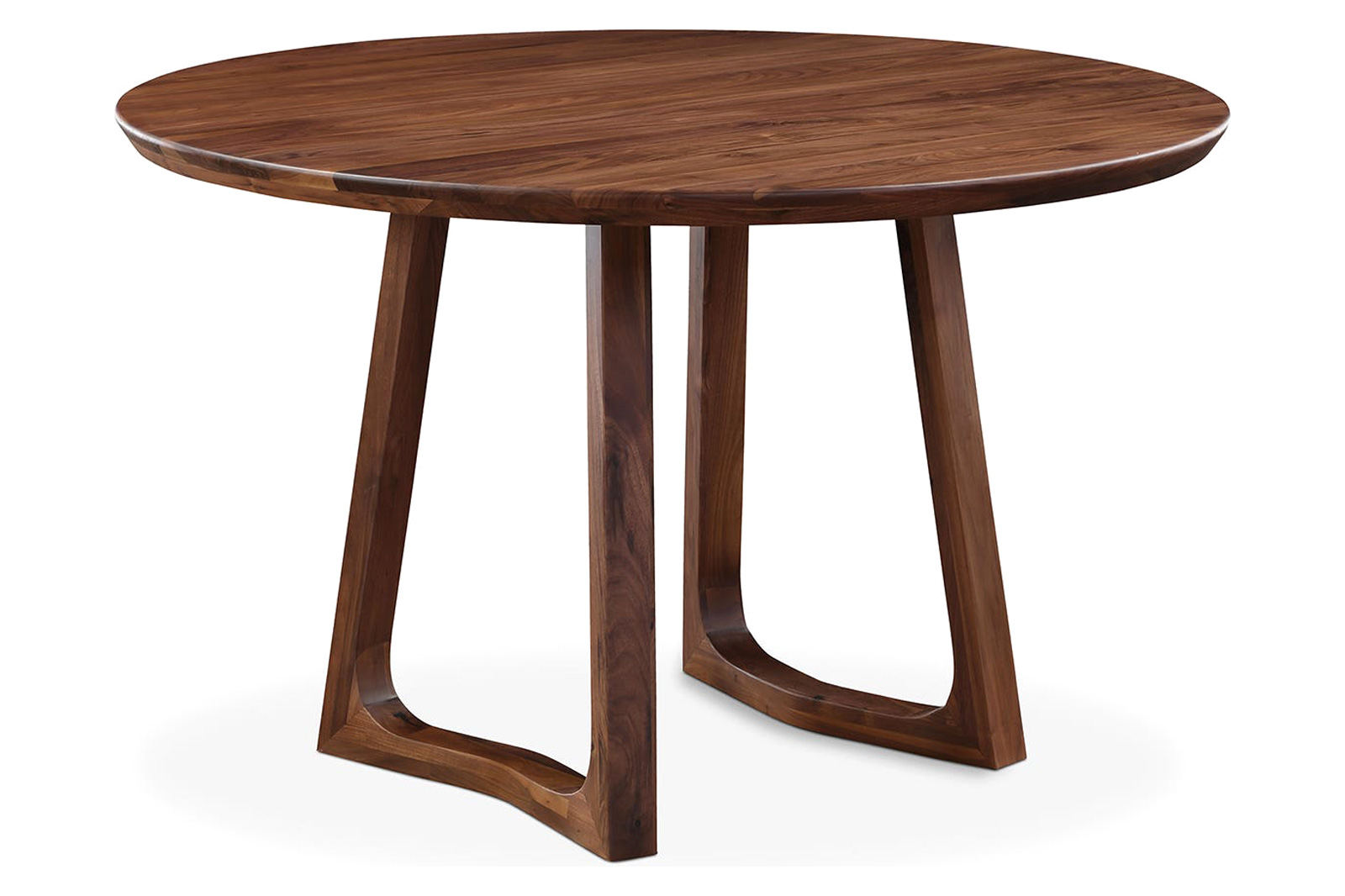 Moe's Silas Round Dining Table - Walnut