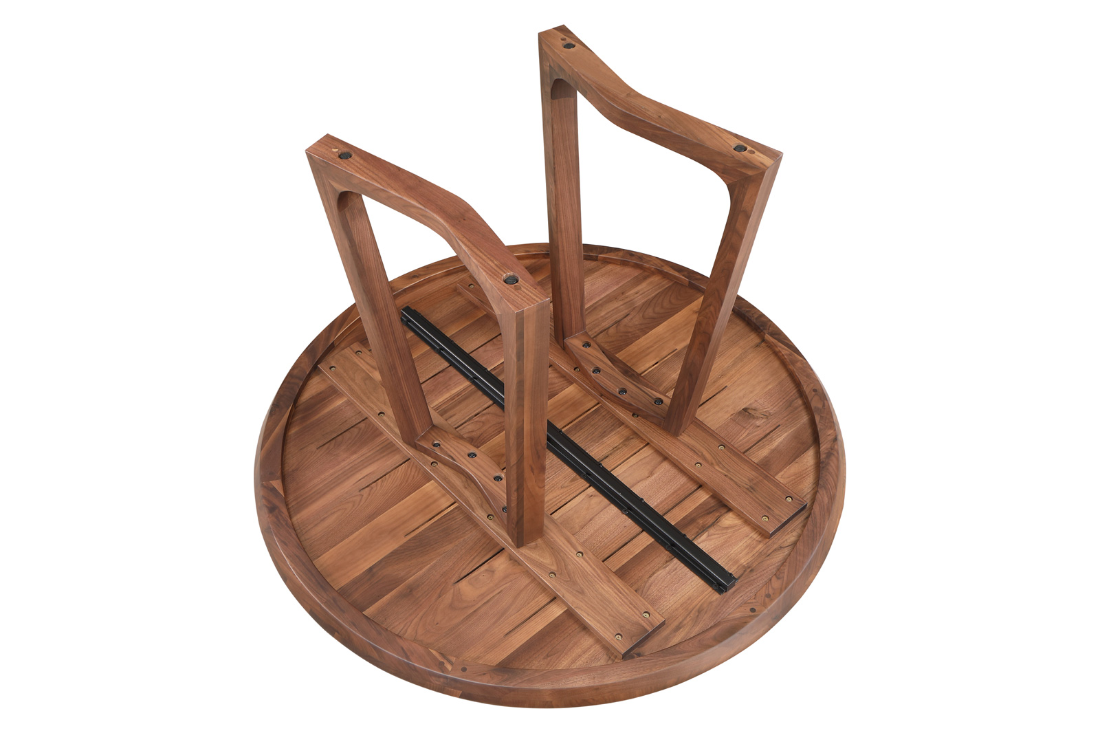 Moe's Silas Round Dining Table - Walnut