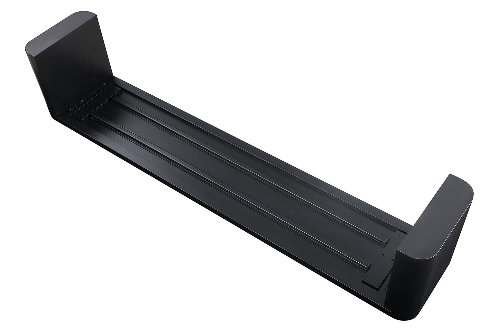 Moe's Post Dining Bench - Black, Large