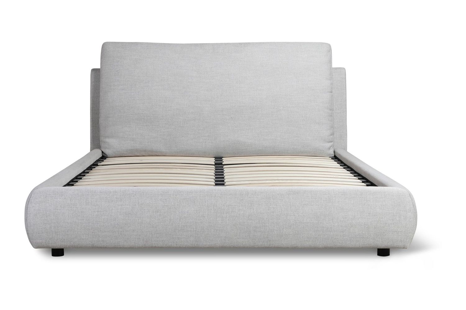 Moe's Seraph Modern Full Size Upholstered Bed - Stone