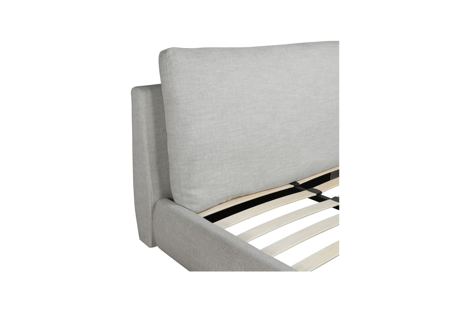 Moe's Seraph Modern Full Size Upholstered Bed - Stone