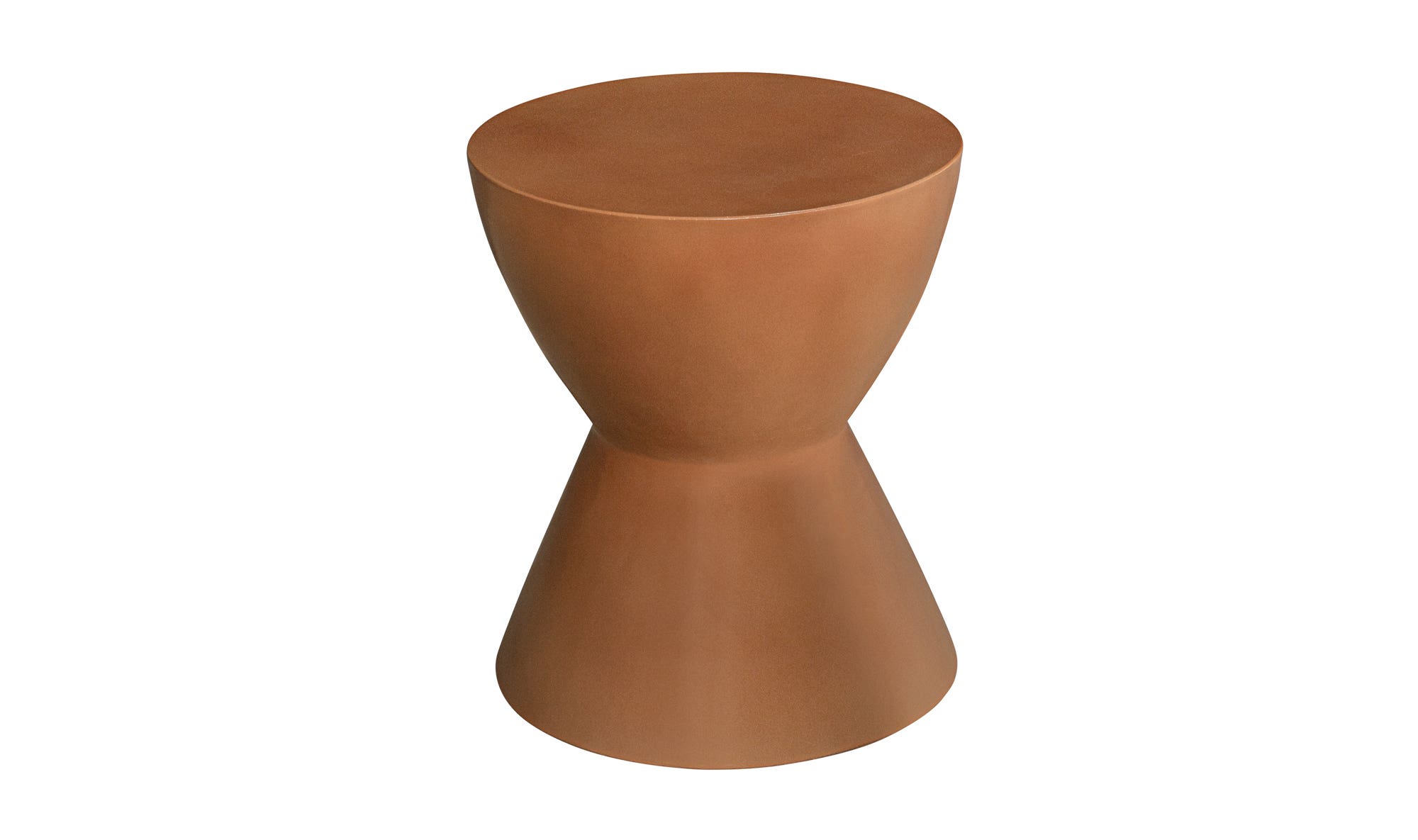 Moe's Hourglass Outdoor Stool - Terracotta