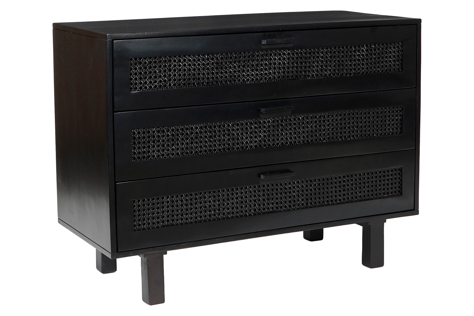 Moe's Ashton 3 Drawer Chest - Black