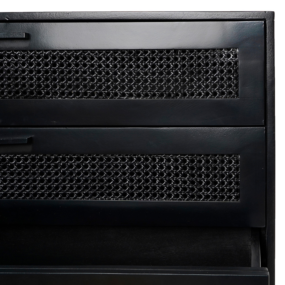 Moe's Ashton 3 Drawer Chest - Black