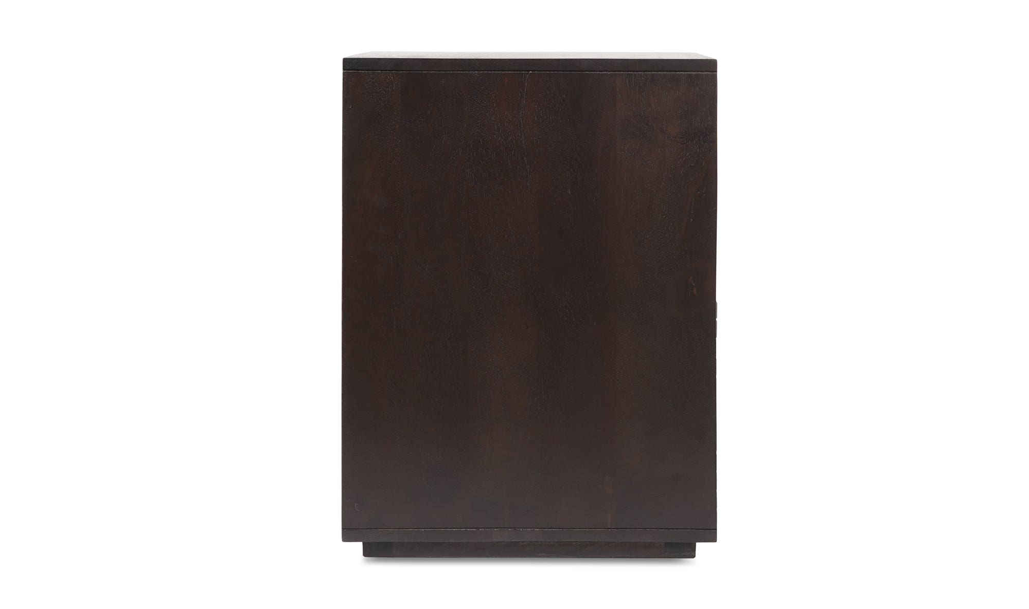 Moe's Denman Mid-Century Modern 2-Drawer Nightstand - Dark Brown