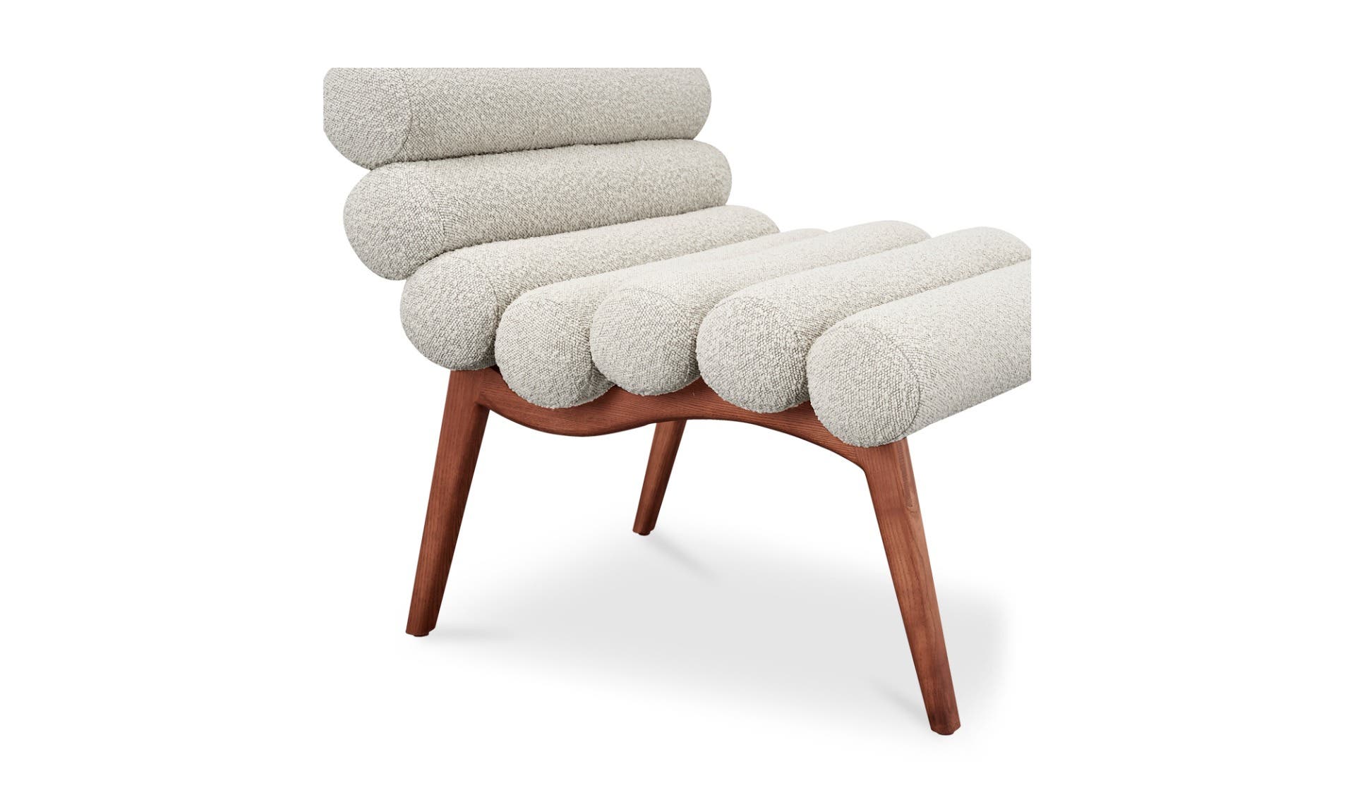 Moe's Arlo Contemporary Accent Chair - Off White