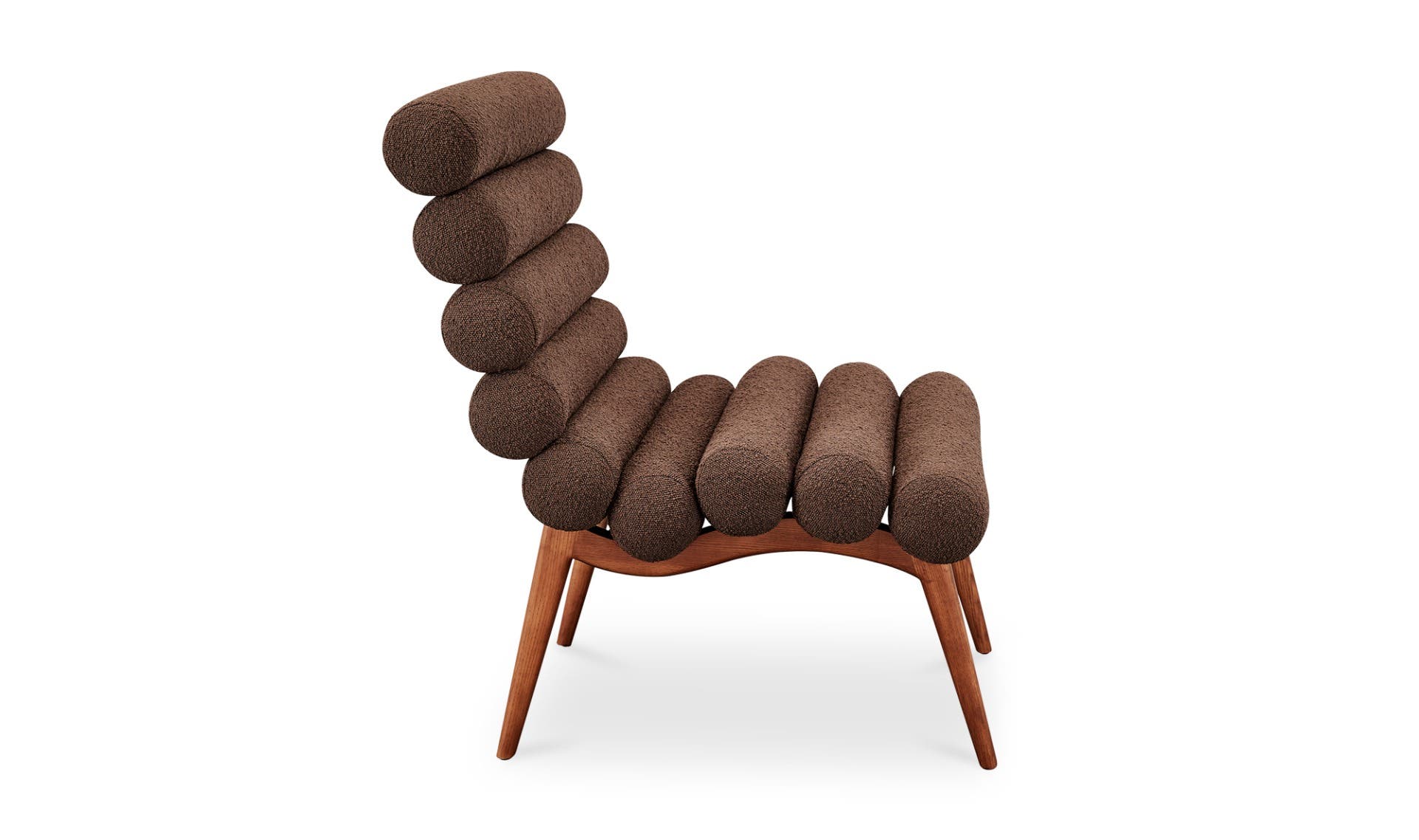 Moe's Arlo Contemporary Accent Chair - Deep Brown