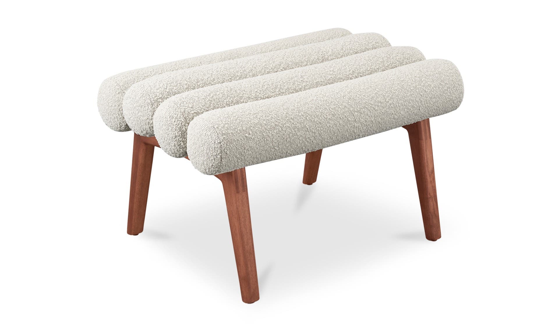 Moe's Arlo Contemporary Stool - Off White