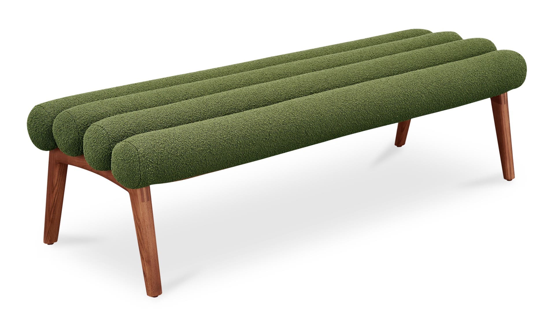 Moe's Arlo Contemporary Bench - Dark Green