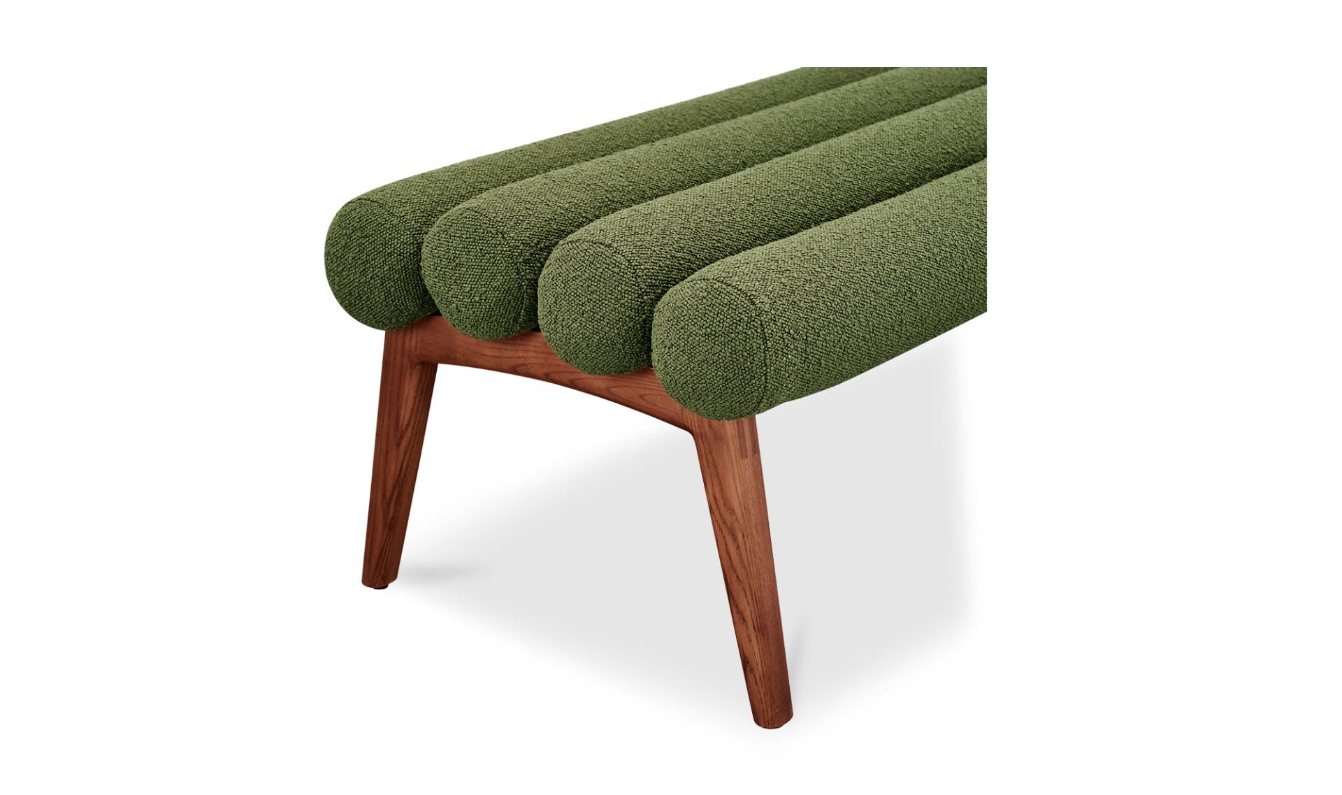 Moe's Arlo Contemporary Bench - Dark Green