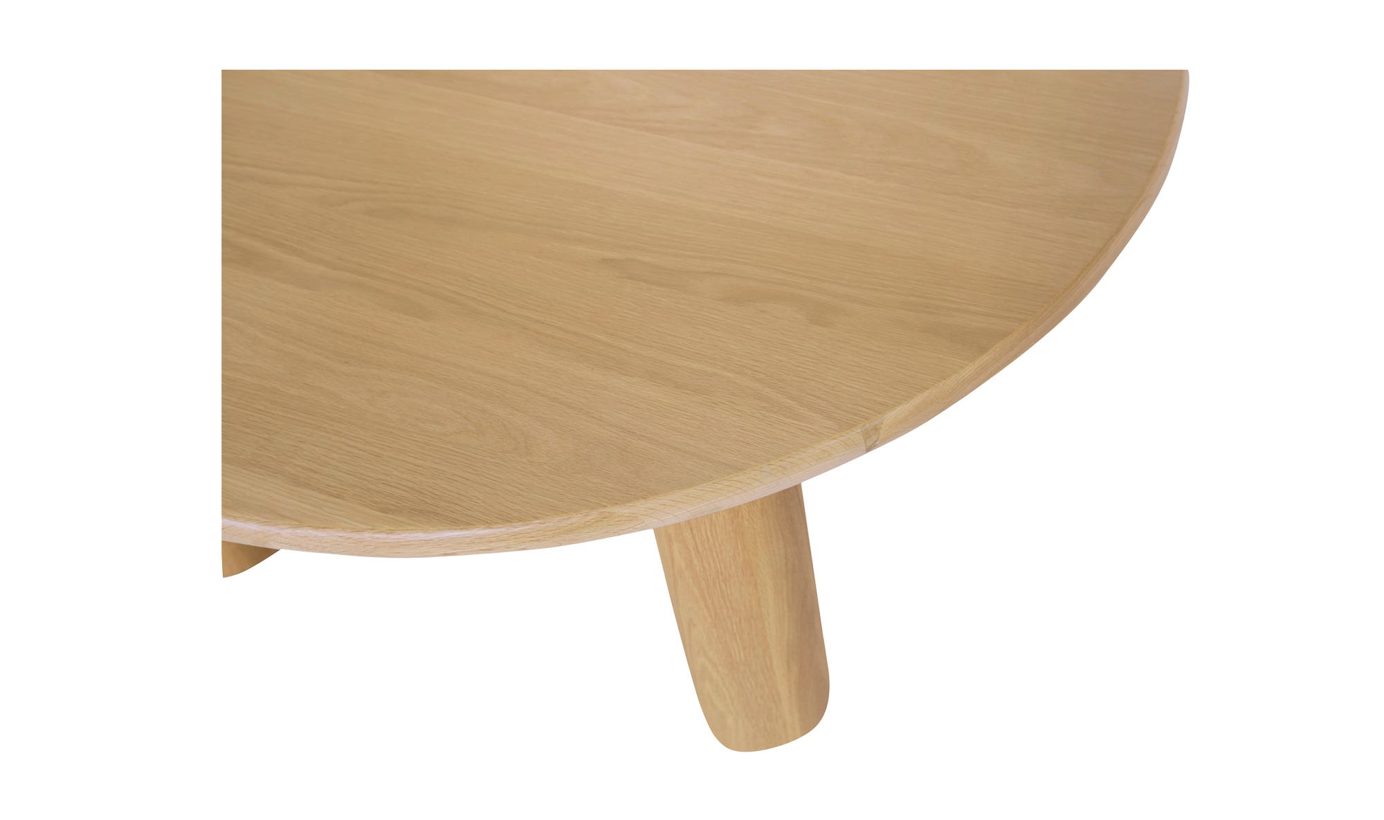 Moe's - Milo Contemporary Round Coffee Table in Oak