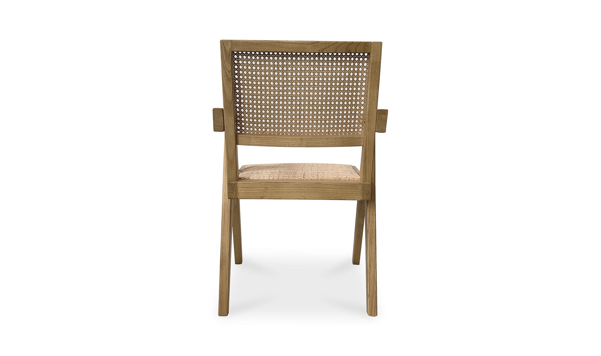 Moe's Takashi Mid-Century Modern Chair Set of 2 - Natural