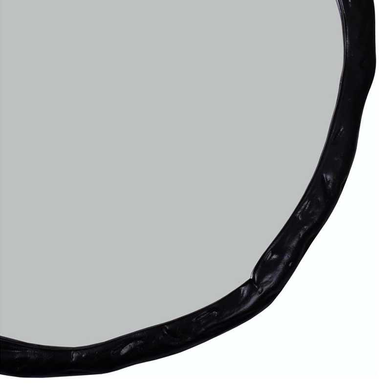 Moe's Foundry Round Mirror - Black, Large