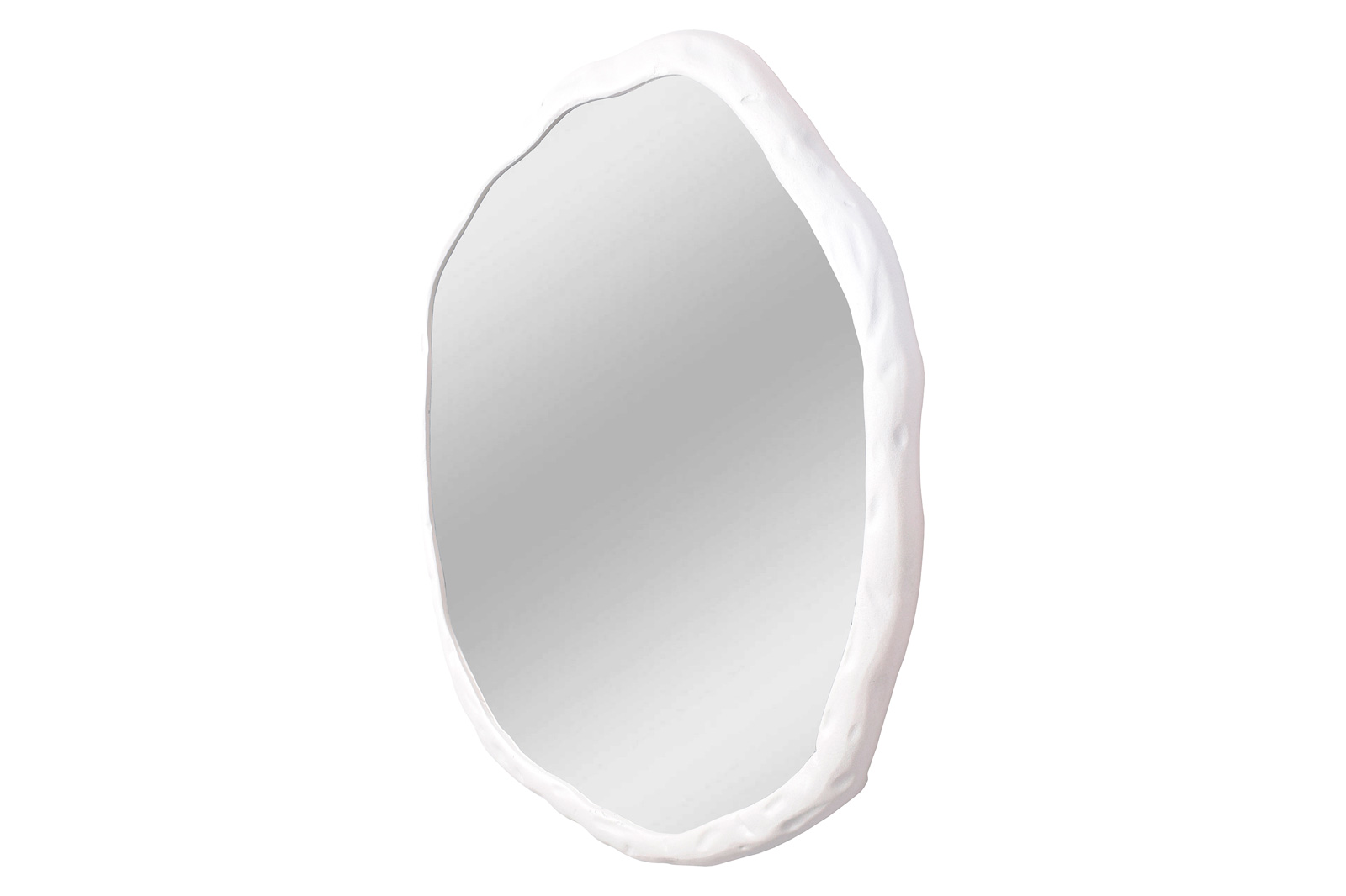 Moe's Foundry Round Mirror - White, Large