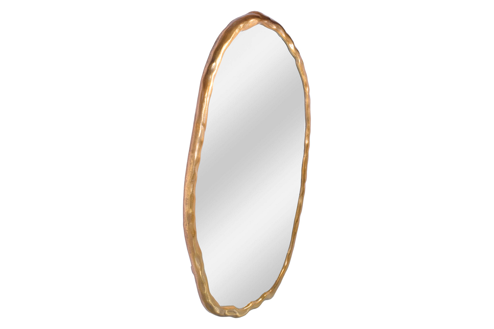 Moe's Foundry Oval Mirror - Gold