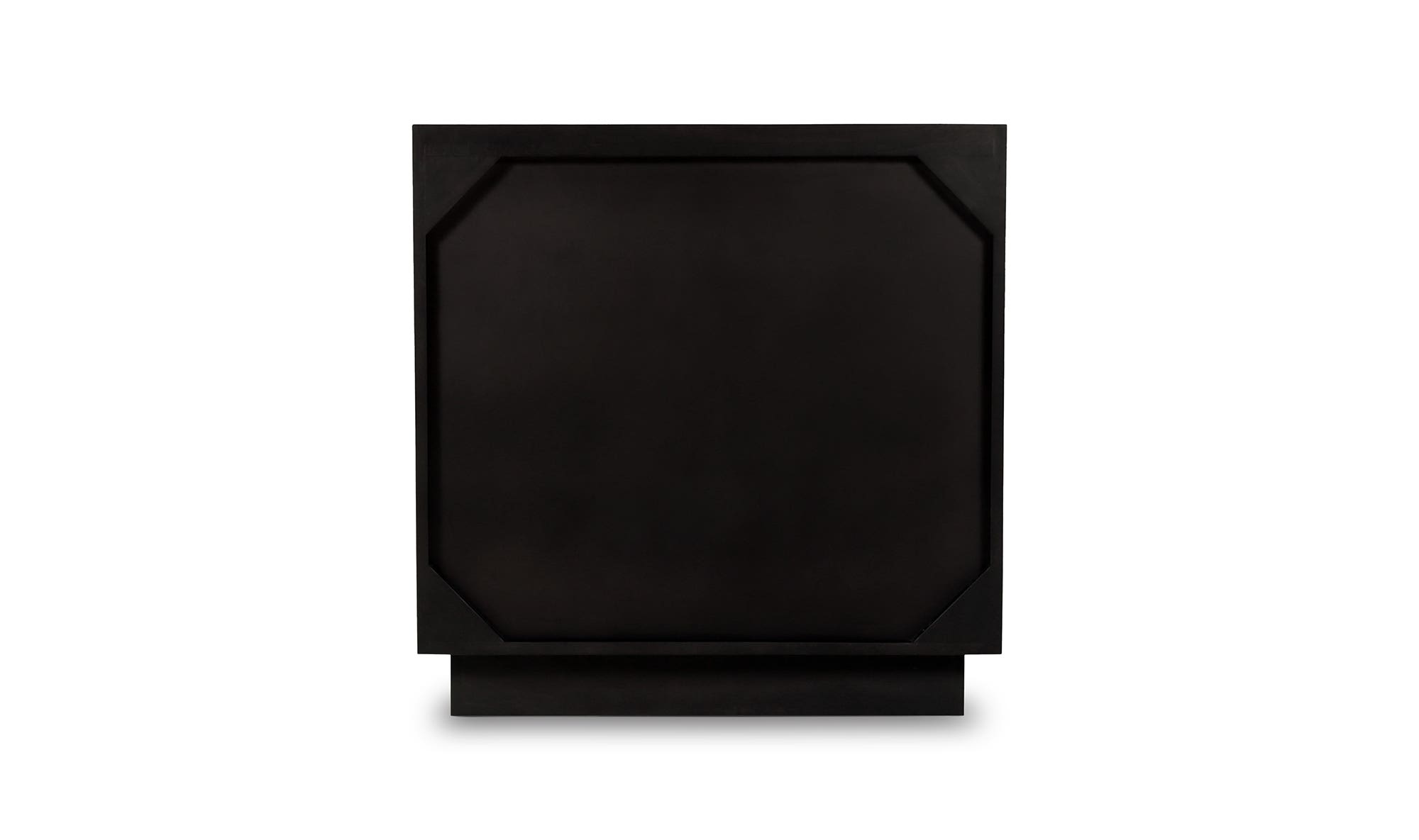 Moe's Povera Contemporary 3-Drawer Nightstand - Black