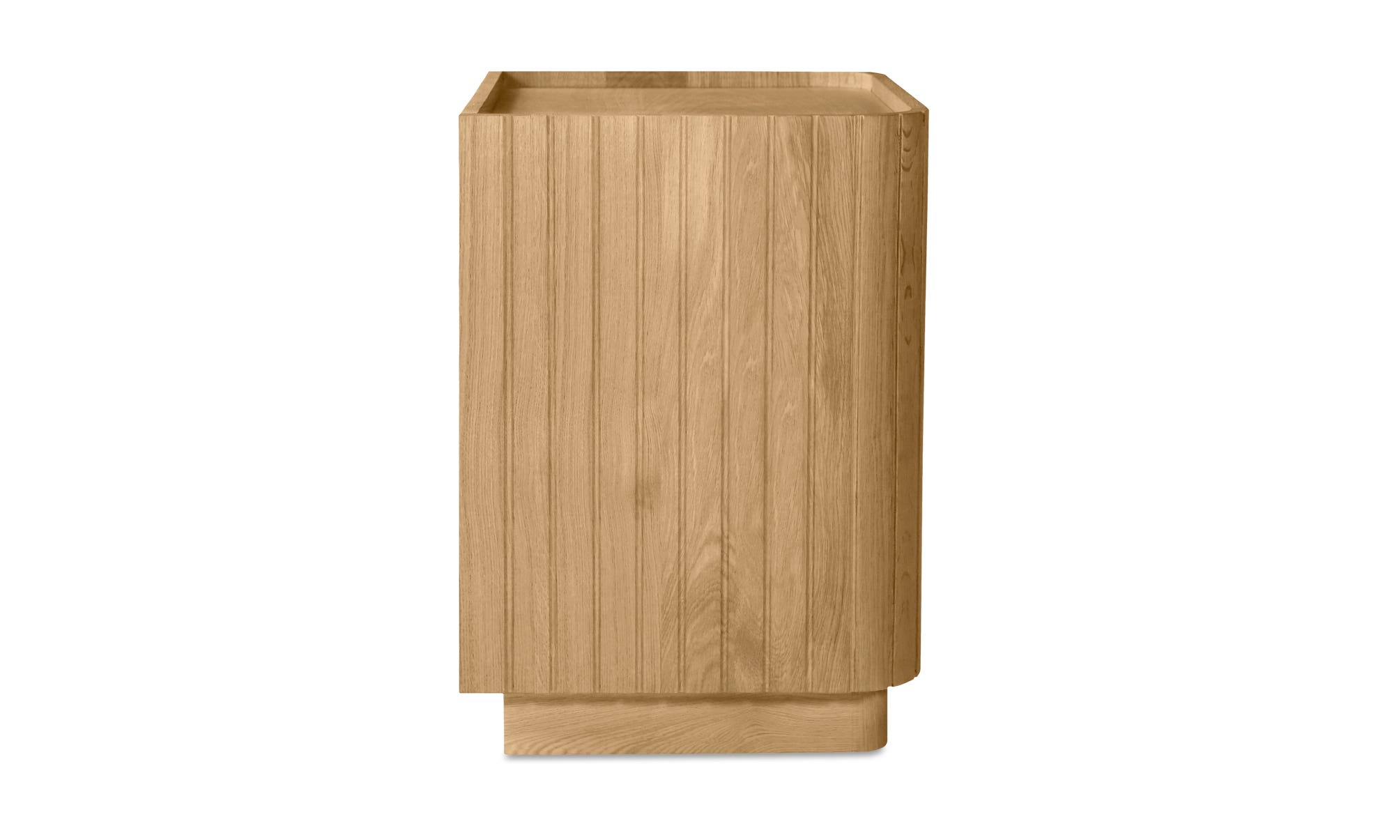 Moe's Povera Contemporary 3-Drawer Nightstand - Oak