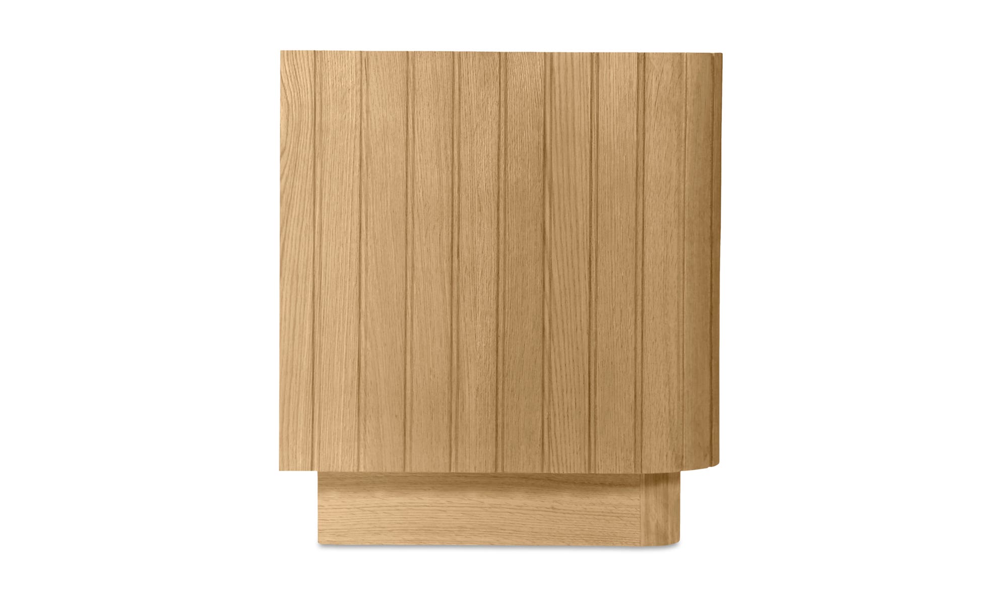 Moe's Povera Contemporary 2-Drawer Nightstand - Oak