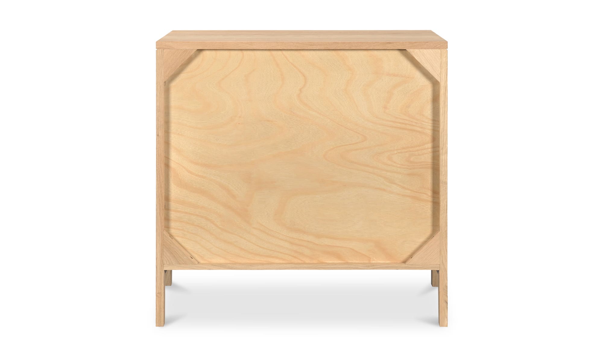 Moe's Teeda Contemporary 3-Drawer Nightstand - Natural