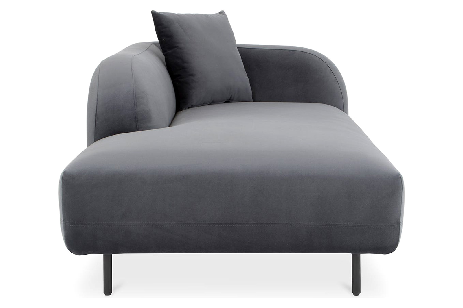 Moe's Deleuze Chaise - Dark Gray
