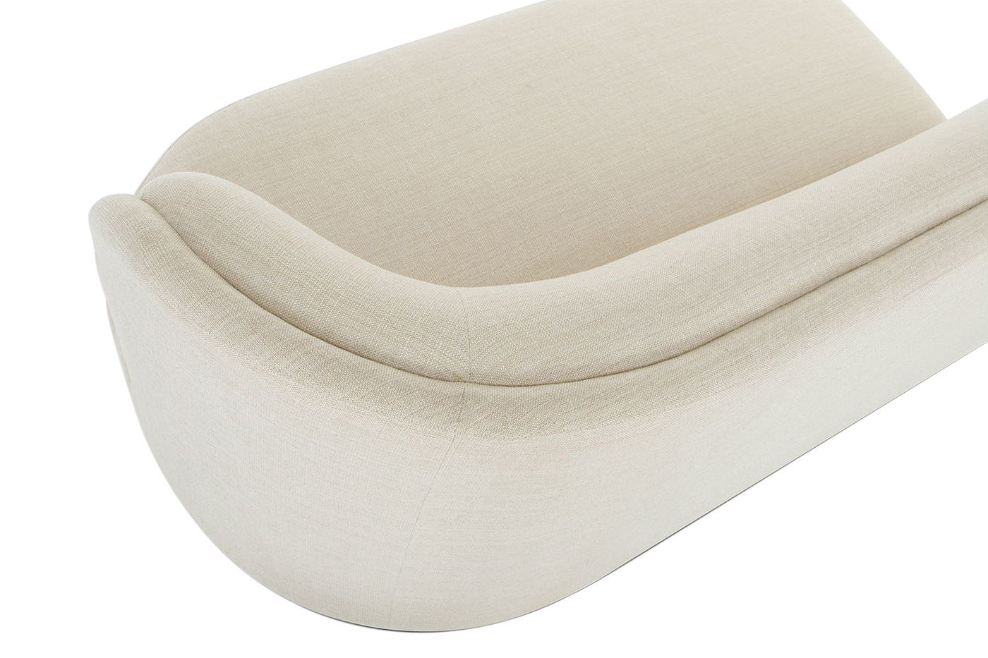 Moe's Yoon 2 Seat Sofa - Sweet Cream, Right Chaise