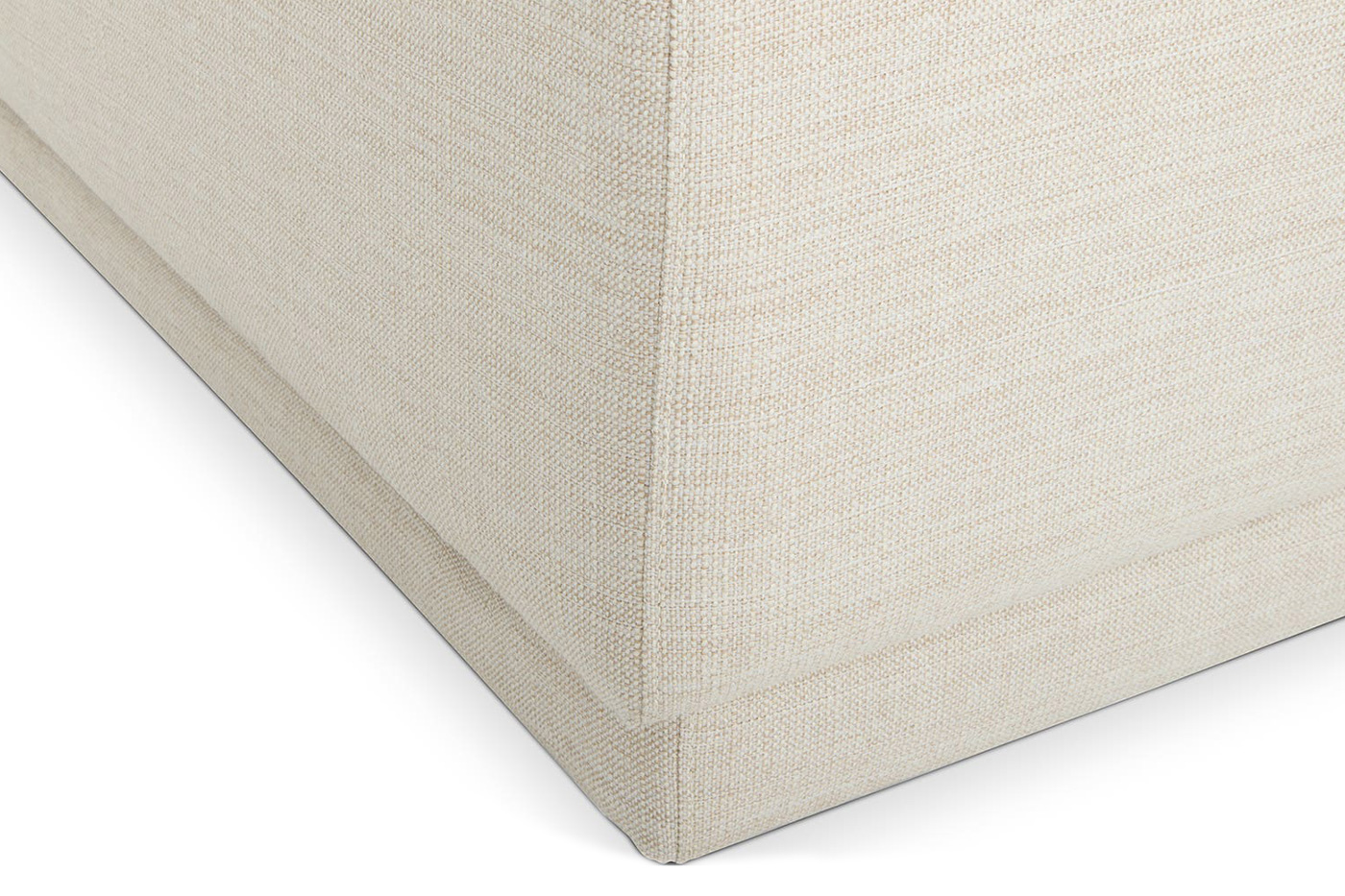 Moe's Yoon 2 Seat Sofa - Sweet Cream, Right Chaise