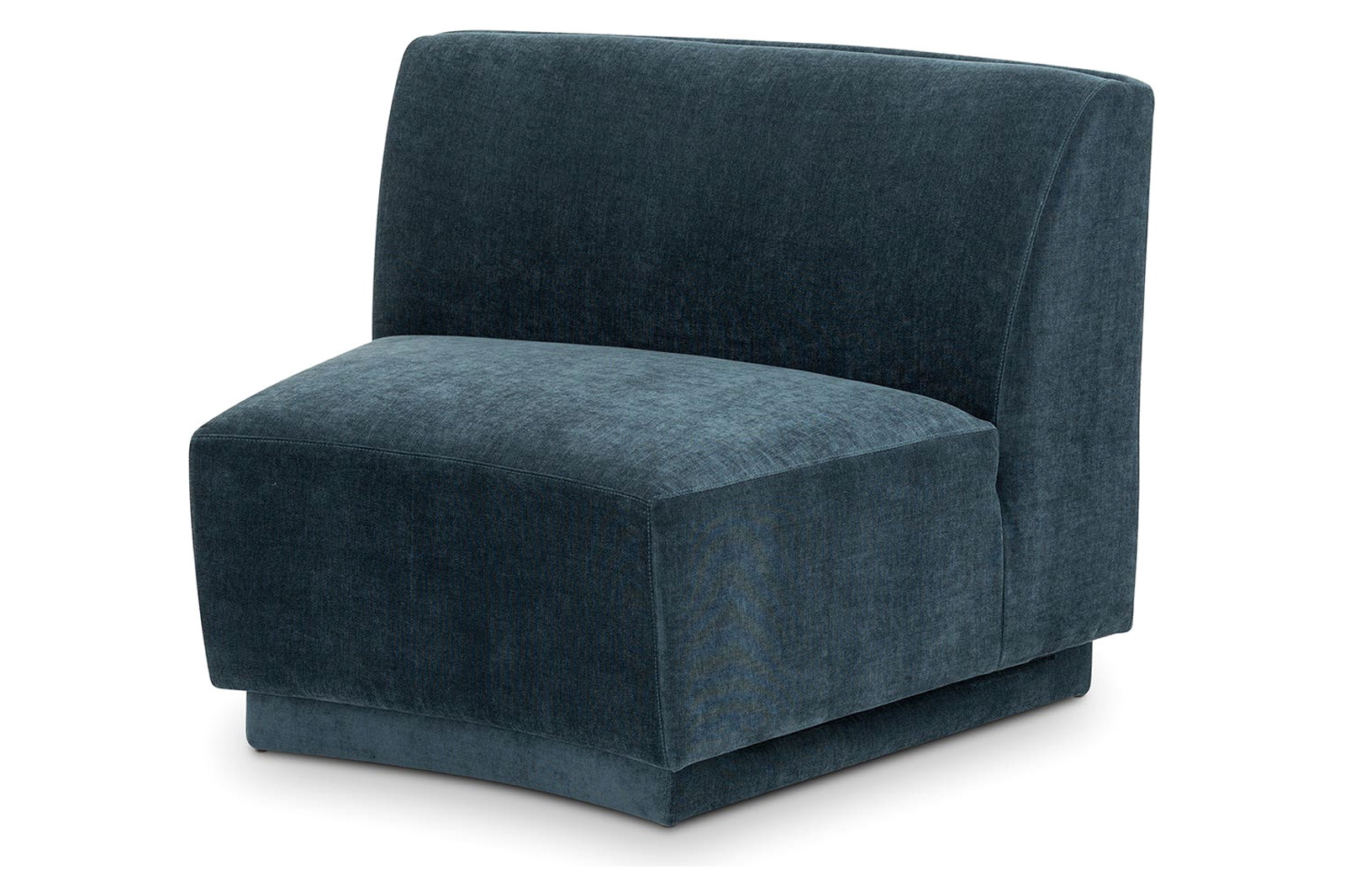Moe's Yoon Slipper Chair - Nightshade Blue