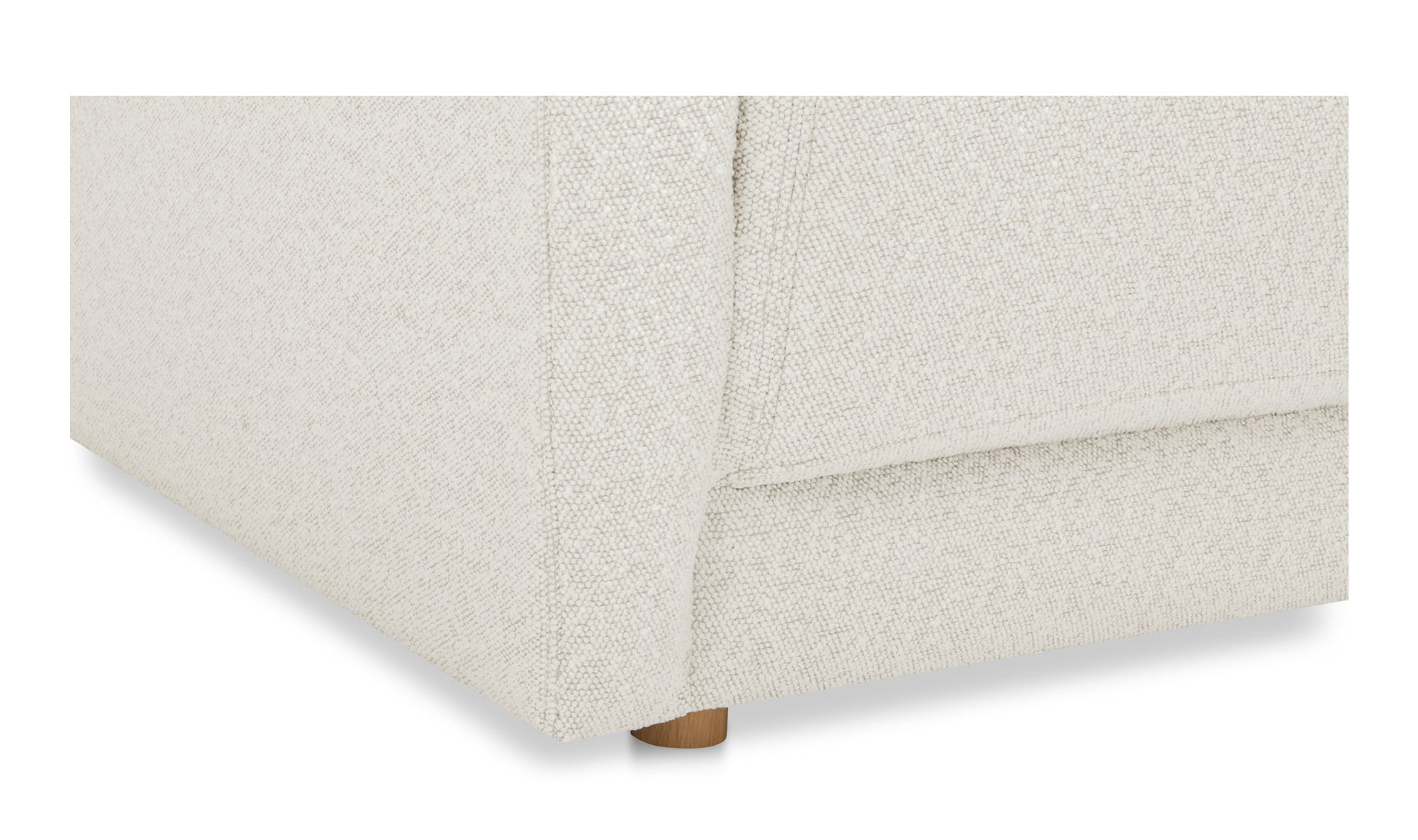 Moe's Bryn Rustic Right Facing Sectional - Oyster