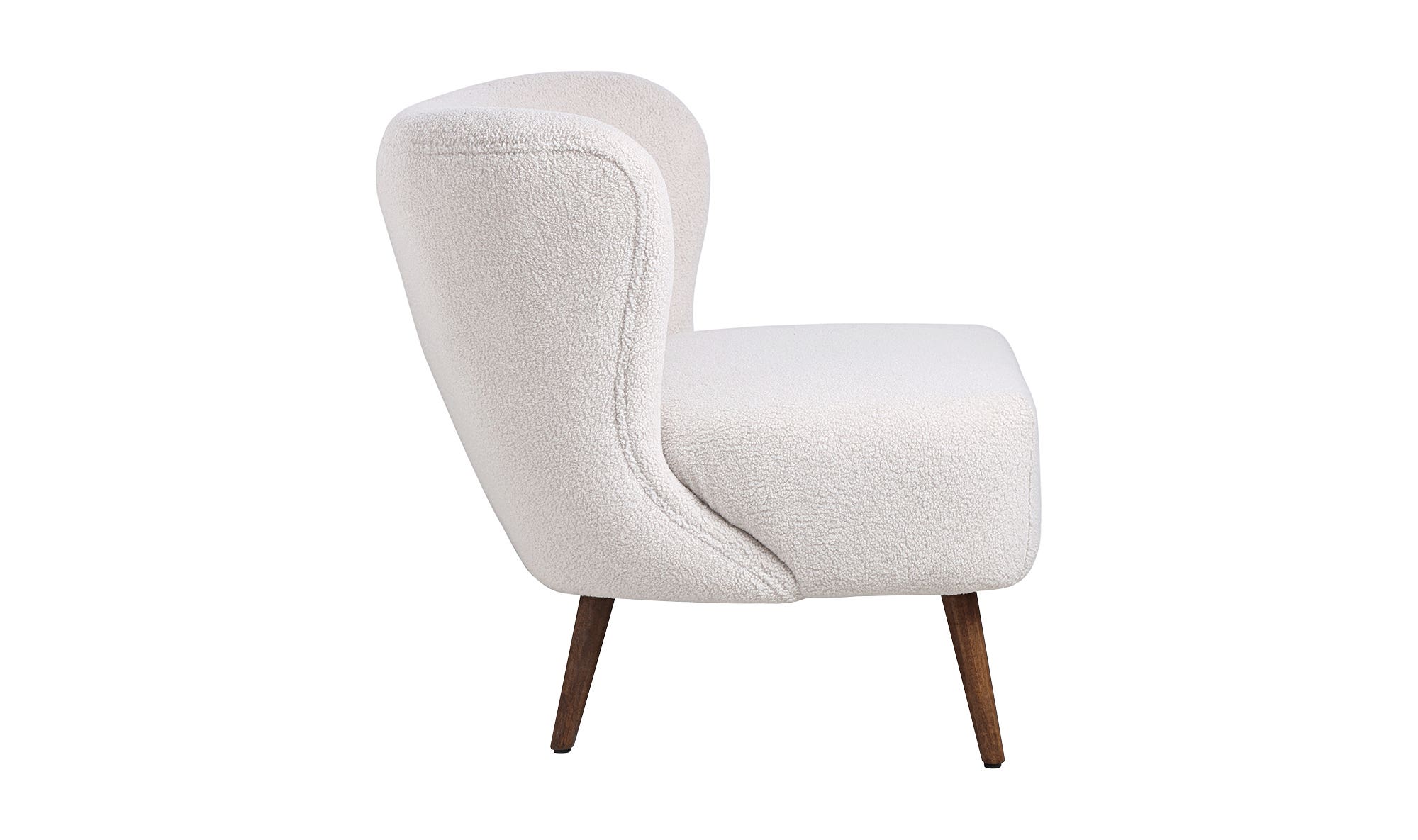 Moe's - Margot Contemporary Accent Chair in Cream