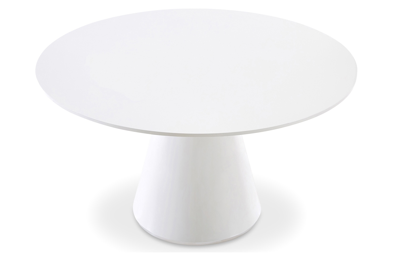 Moe's Otago Round Dining Table - White, 54"