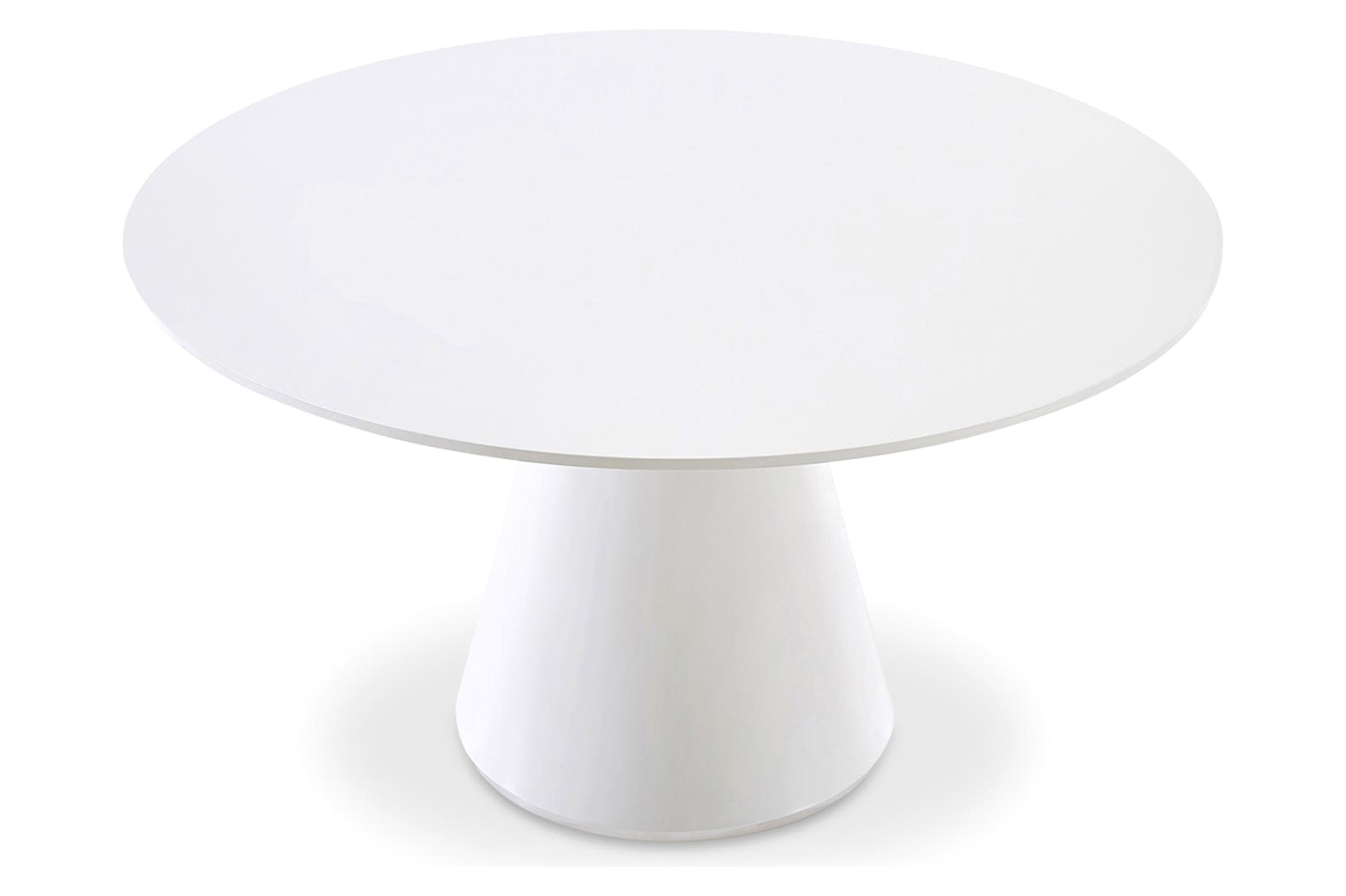 Moe's Otago Round Dining Table - White, 54"
