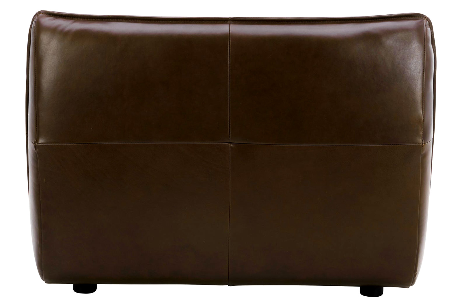 Moe's Zeppelin Leather Slipper Chair - Brown