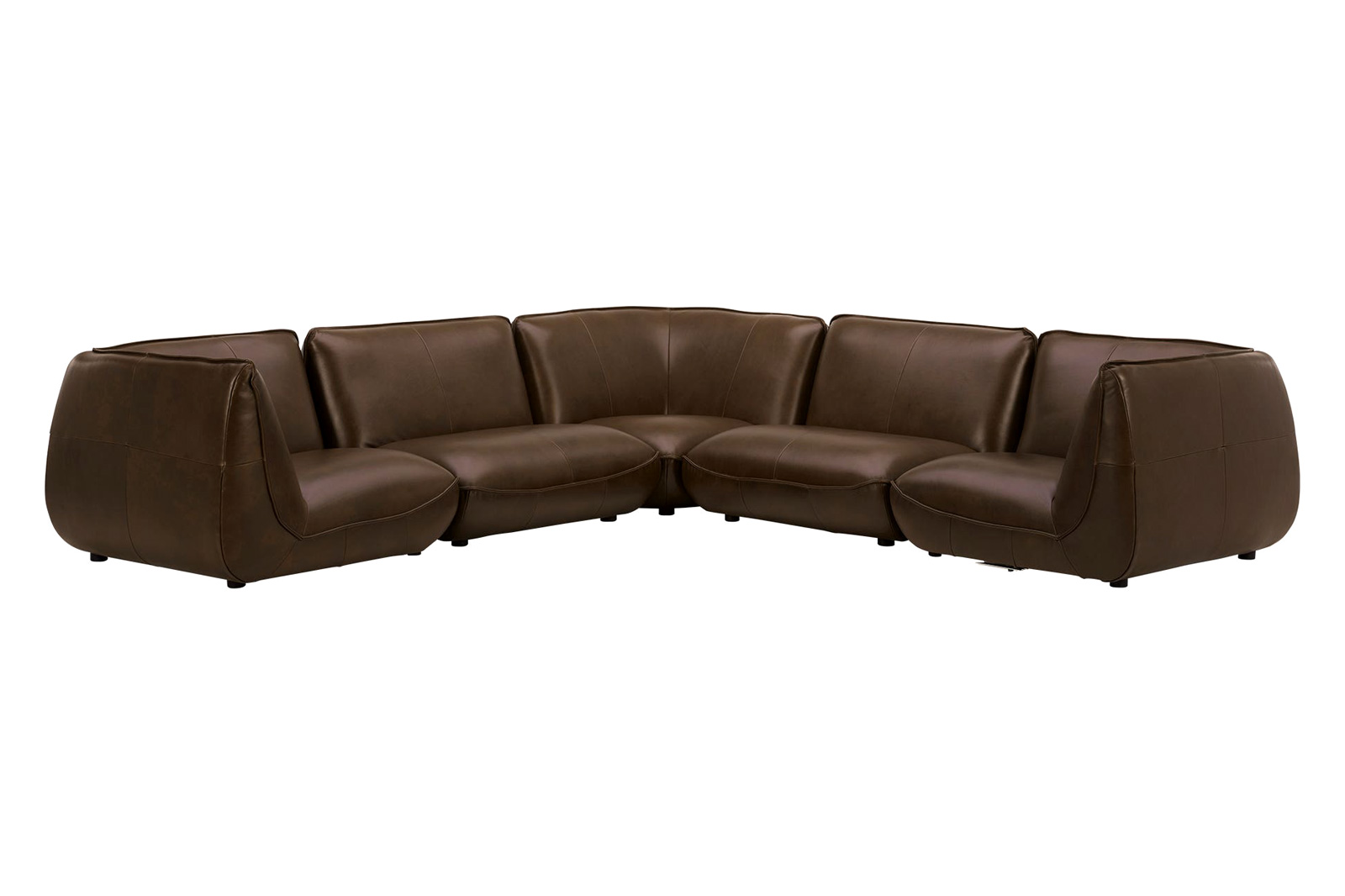 Moe's Zeppelin Classic L Modular Sectional - Toasted Hickory