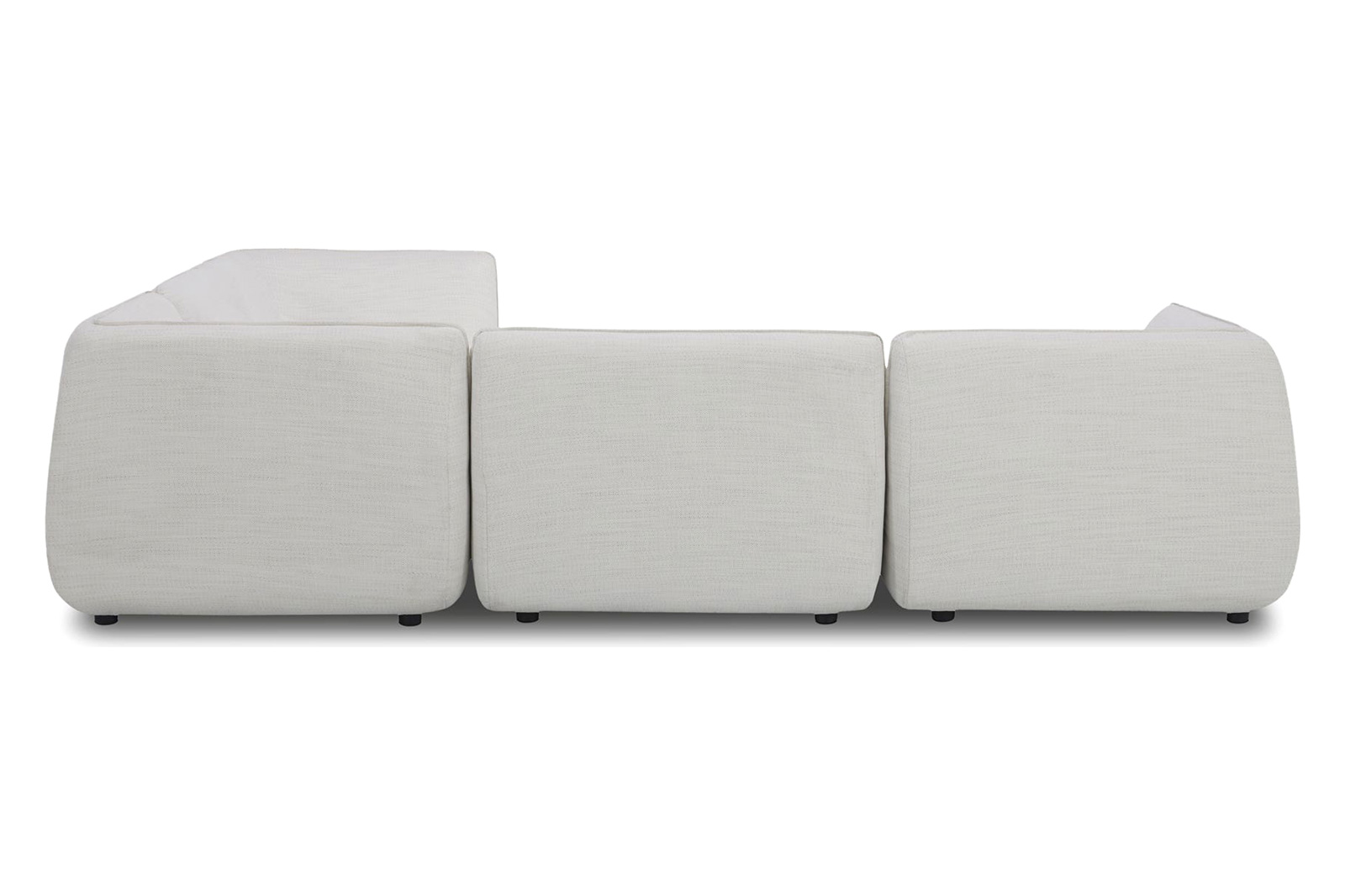 Moe's Zeppelin Classic L Modular Sectional - White